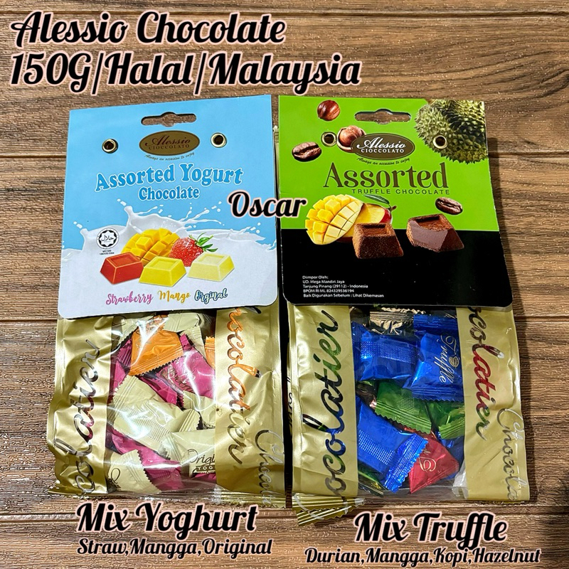 

Alessio Assorted Coklat 150g Malaysia Chocolate import halal Malaysia