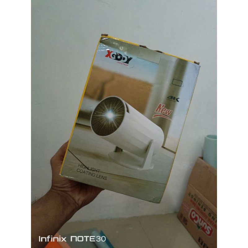 xgody hy300 pro projector android tv ex review