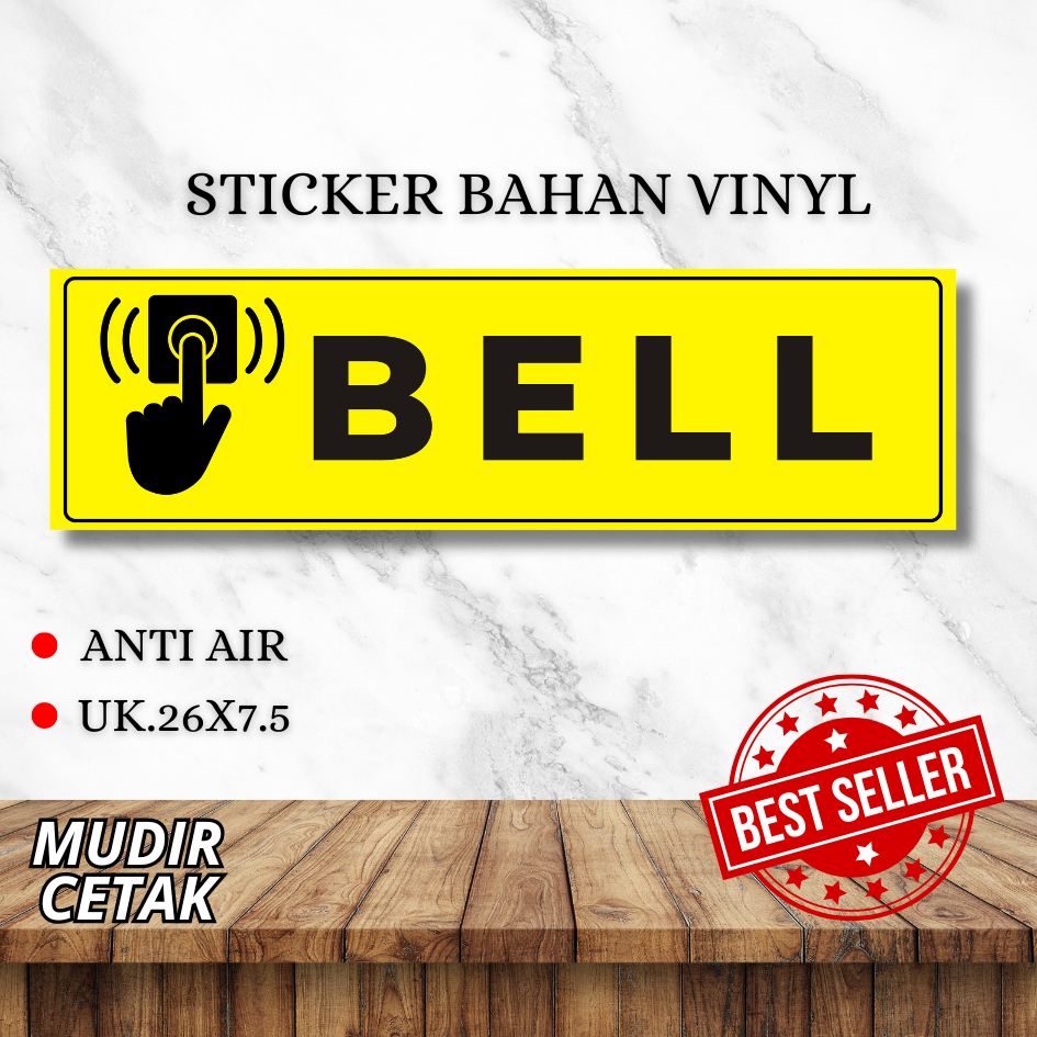 

Stiker Bell/Stiker Rumah/Stiker Pagar/Stiker Perumahan/ Stiker Bell Rumah/ Stiker Gerbang / Stiker Paket/ Stiker Kantor / Stiker Bell kantor