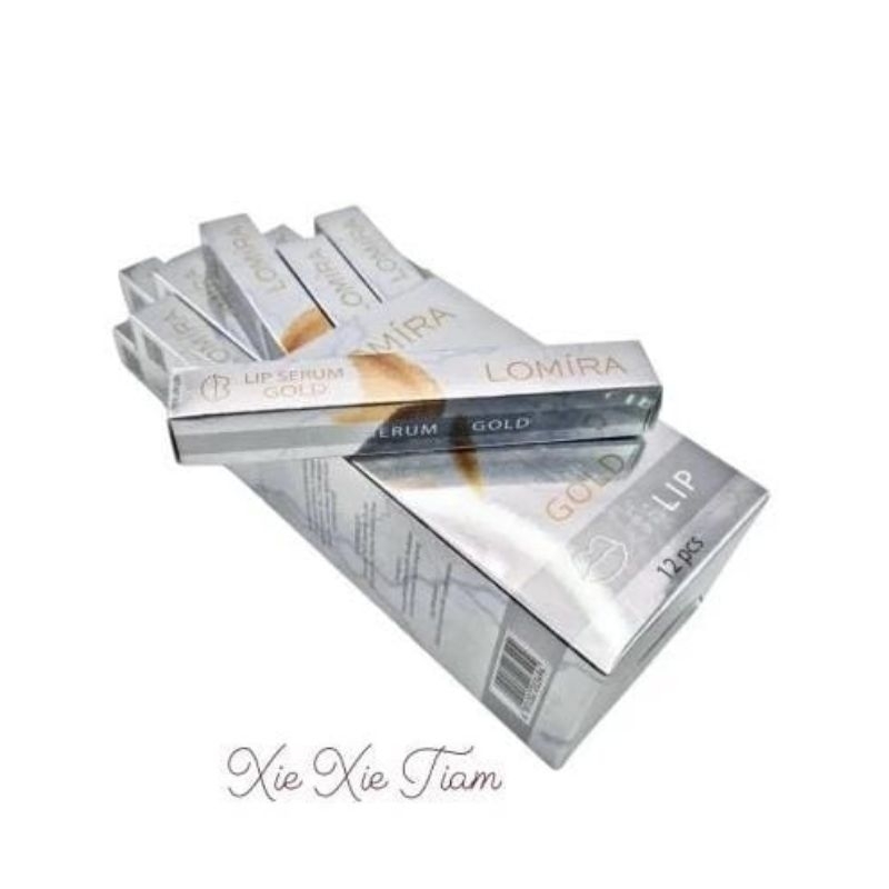 Lomira Lip Serum Gold - BPOM - Lip Serum Lomira Gold