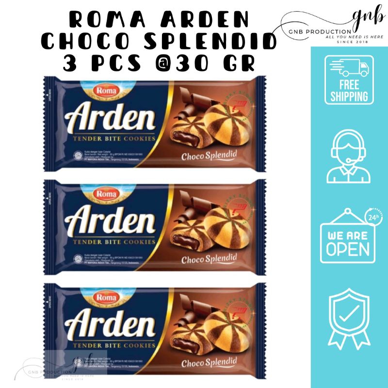 

3 PCS ROMA ARDEN CHOCO SPLENDID @30 GRAM