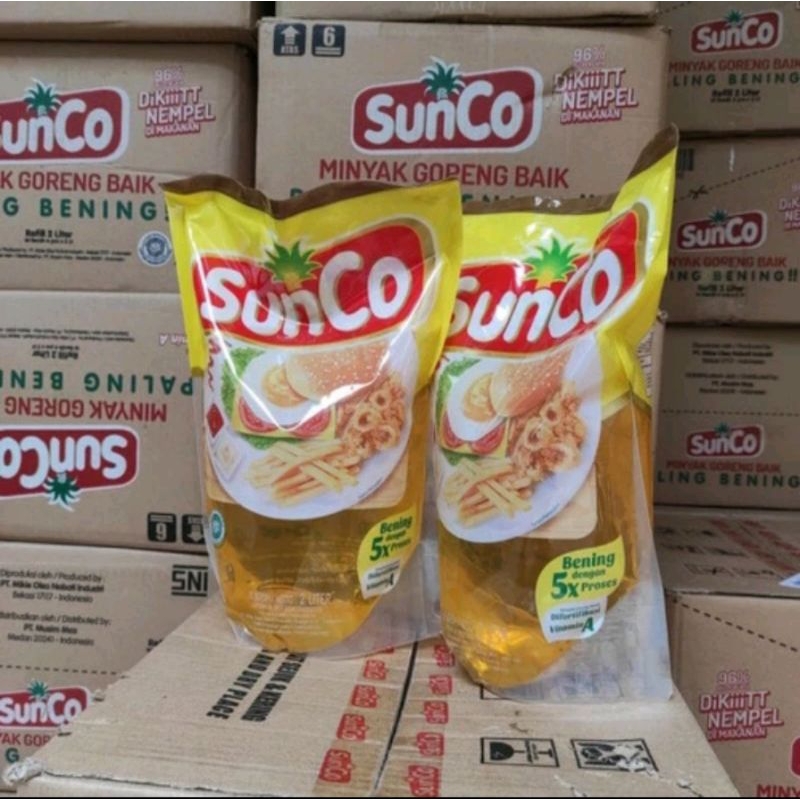 

PROMO !!! Minyak Sunco 2liter/dus