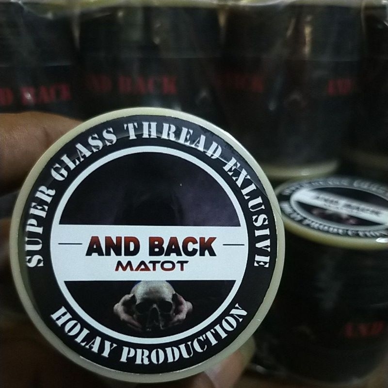 1 Slop gelasan senar semi matot AND BACK klos bonit 2000 yard original Holay (isi 10 klos)