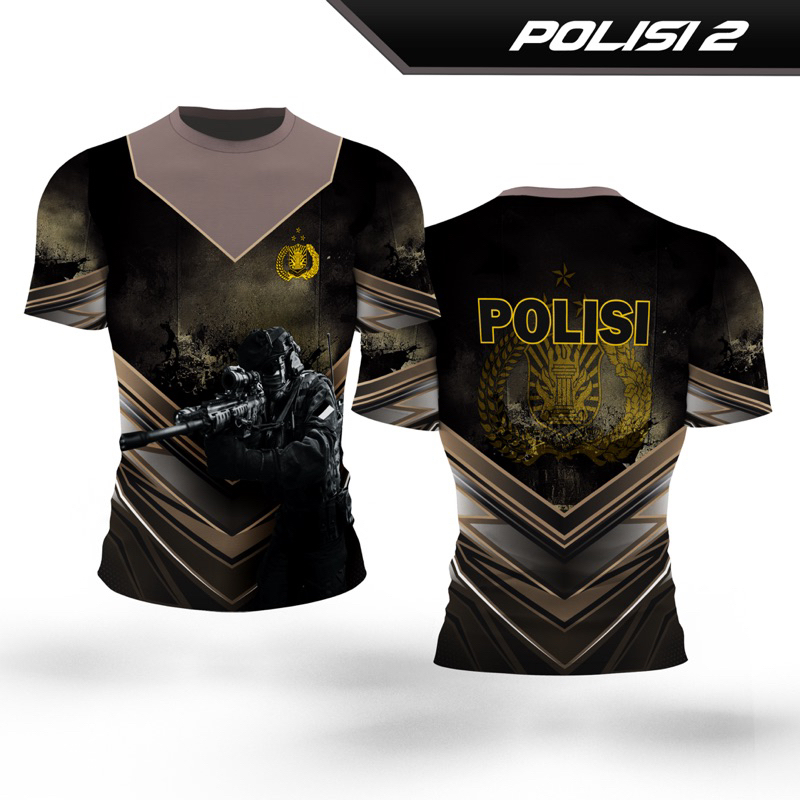 Kaos Jersey POLISI Fullprinting / Kaos POLISI / jersey polisi / Kaos Polisi TERBARU VOL 2