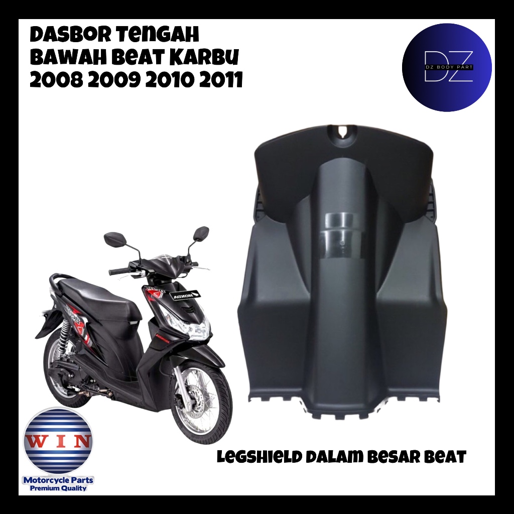 dek depan bagian tengah legshil tengah bawah beat karbu/ beat lama 2008 2009 2010 2011 dasbor tengah