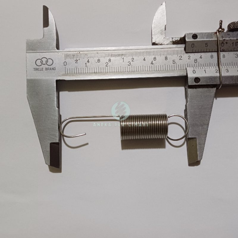 Per Spring Tarik 0,8mm Stainless Panjang Total 57mm