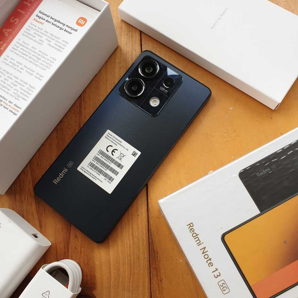 XIAOMI REDMI NOTE 13 5G SECOND 8/256GB HP SECOND HP BEKAS