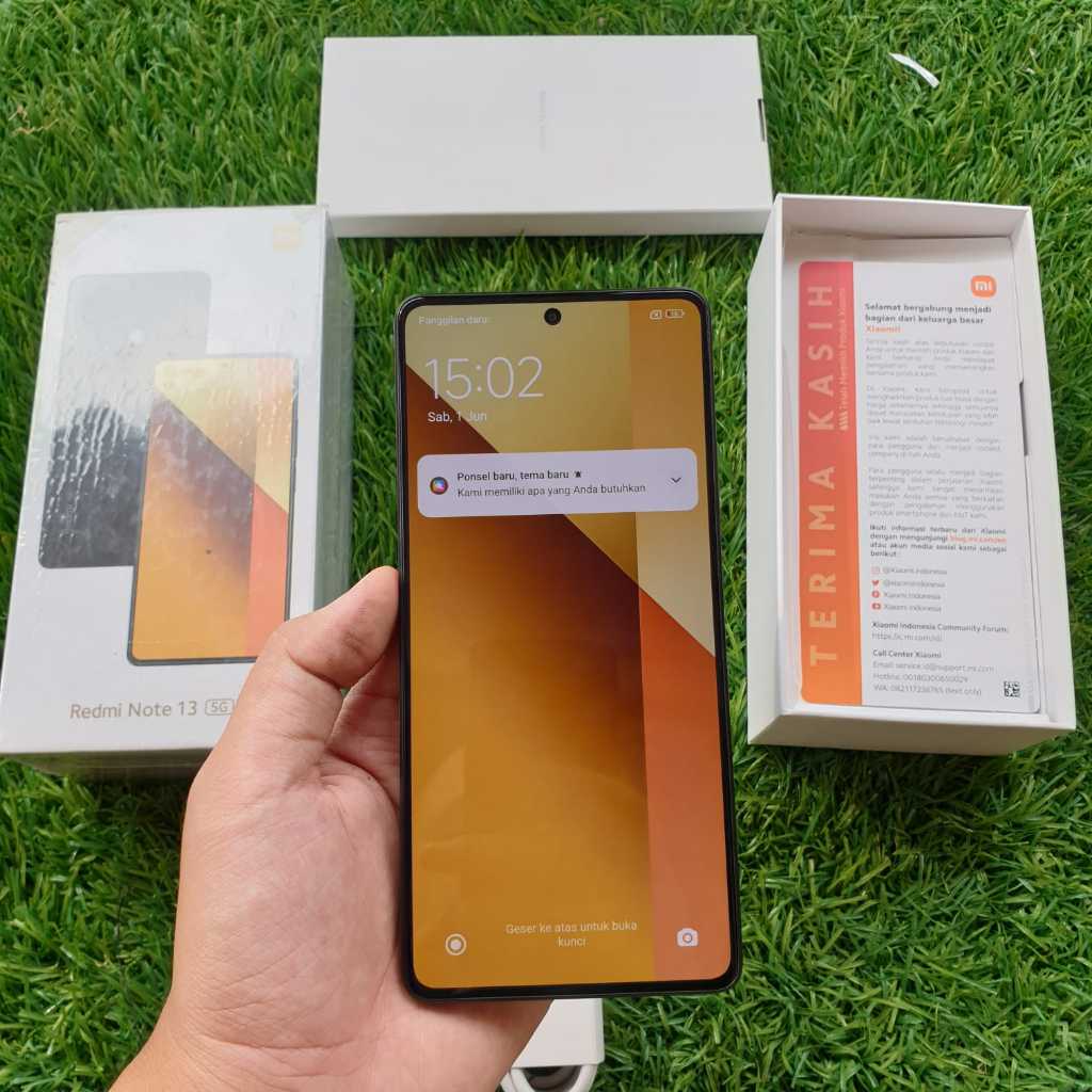 XIAOMI REDMI NOTE 13 5G SECOND 8/256GB HP SECOND HP SEKEN HP BEKAS HP MURAH