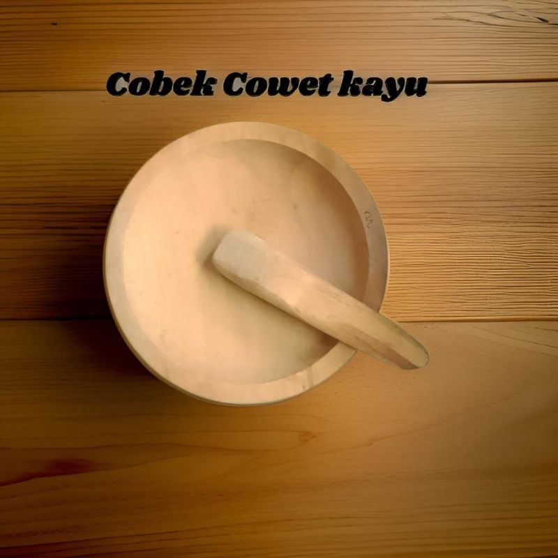 Cobek kayu ulekan kayu cobek kayu