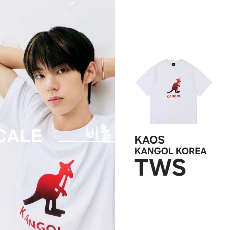 KANGOL TWS t shirt kaos korea terbaru 2024
