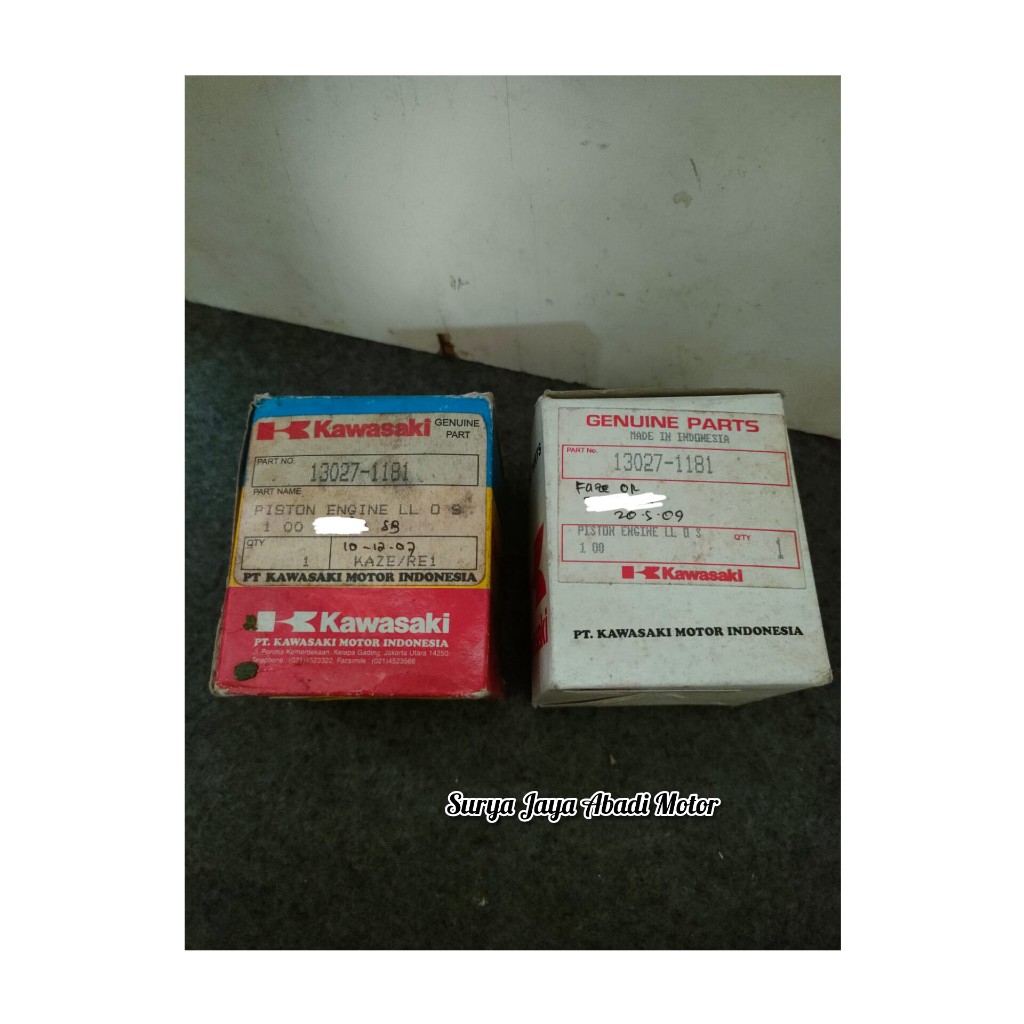 Piston Kawasaki Kaze Oversize 100 (13027-1181) Orisinil