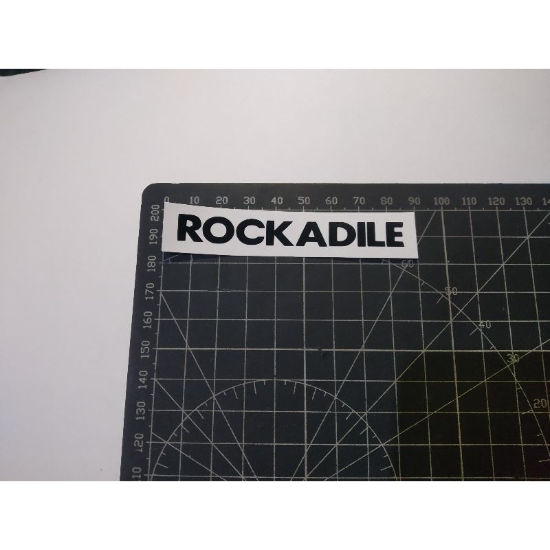 

cutting stiker rockadile