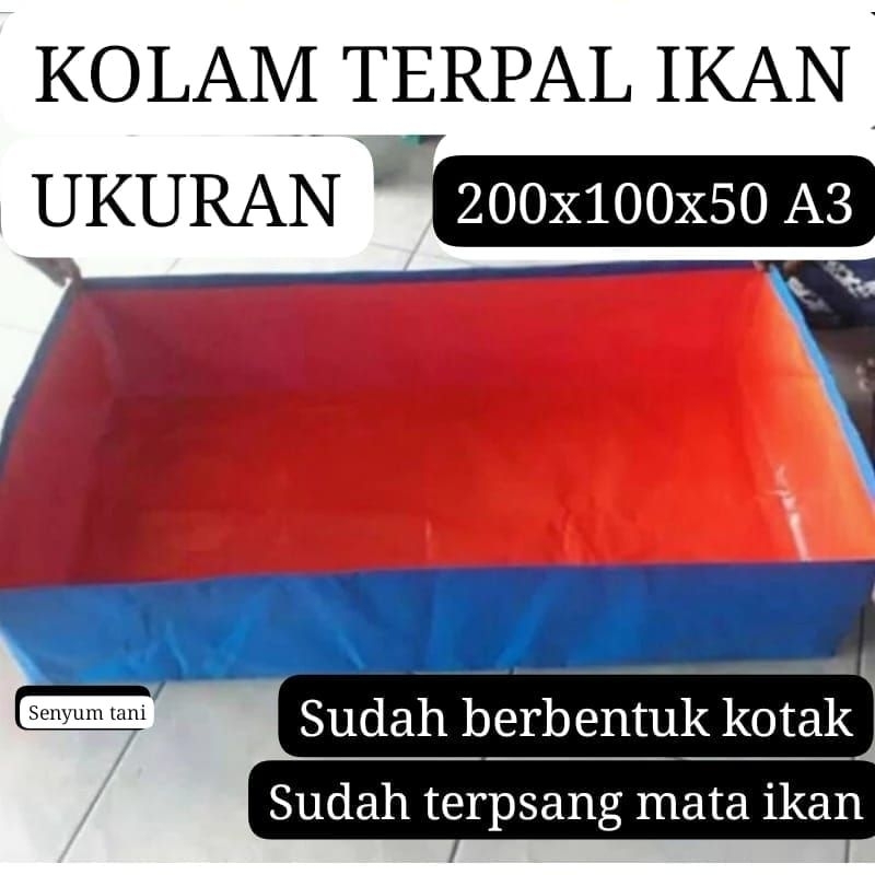TERPAL KOLAM IKAN LELE 2X1X50 A3