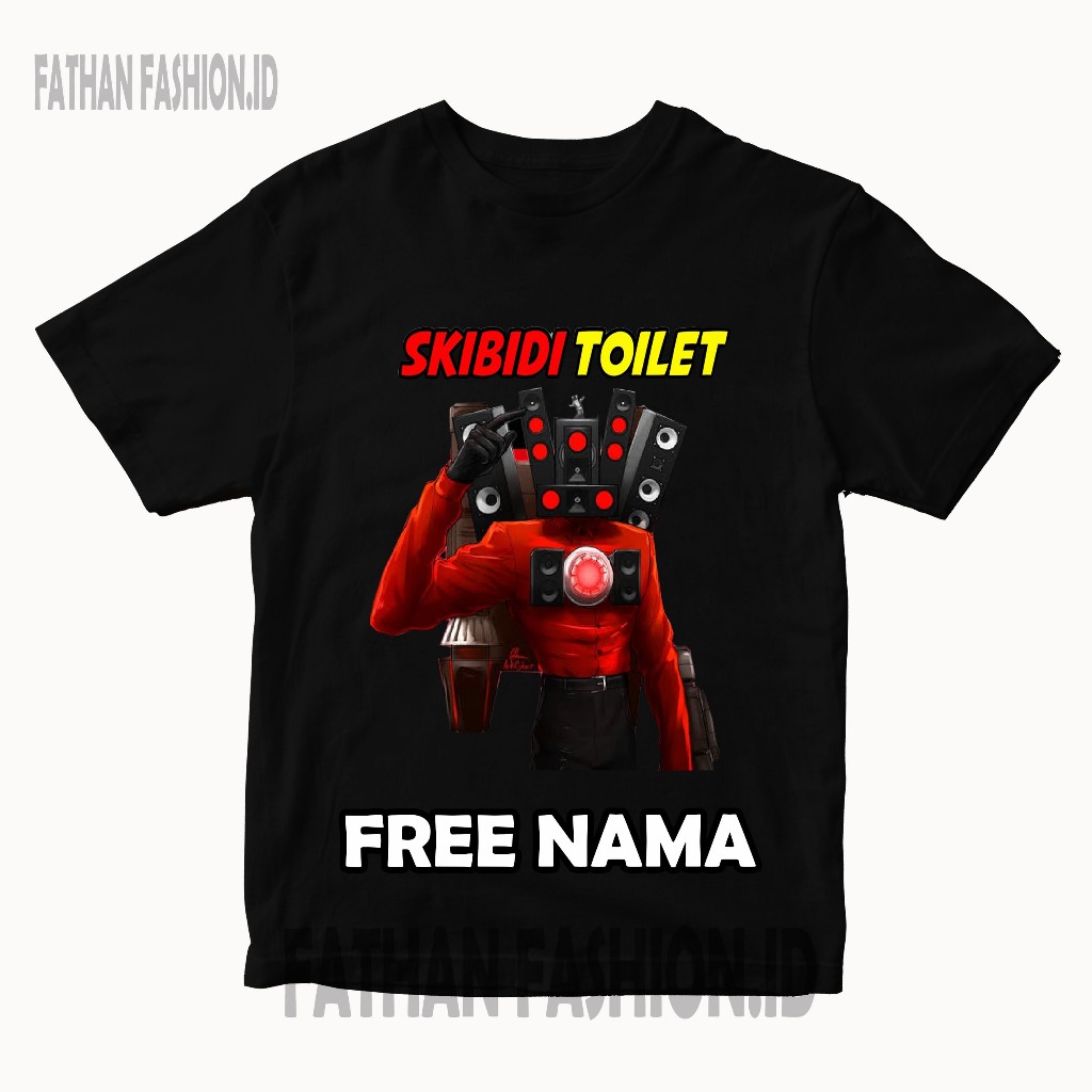 BAJU KAOS ATASAN ANAK SKIBIDI TOILET