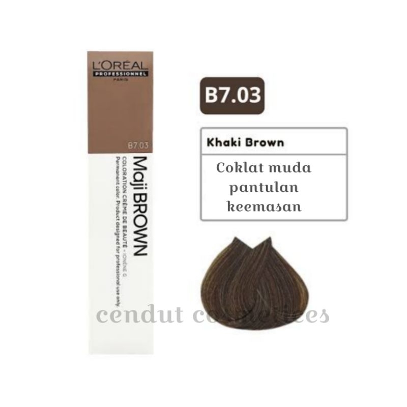 Loreal Majibrown B 7.03 , pewarna rambut