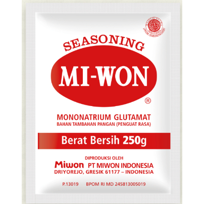 

Miwon 250gr / Miwon Vetsin / Penyedap Makanan / Miwon MSG