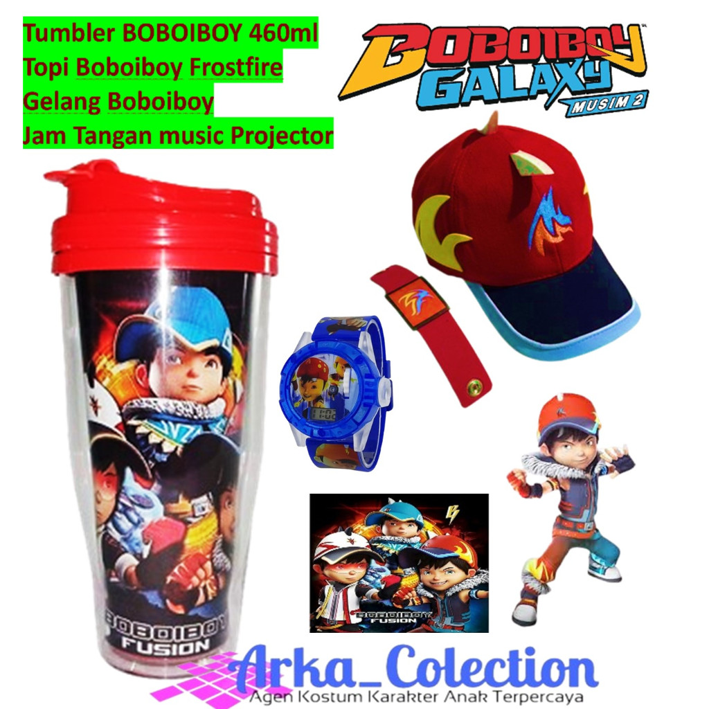 Topi Boboiboy Frostfire Boboiboy Frost Fire Terbaik