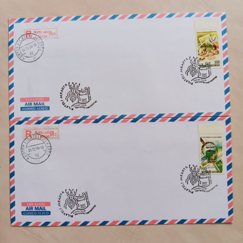 

Sampul Surat Indonesia 1999 Prkan Surat Menyurat Internasional Mint (75 Tahun PFI)