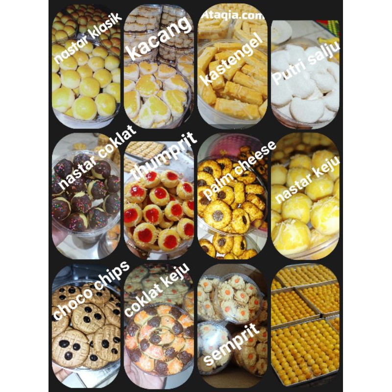 

COOKIES NASTAR NANAS LEMBUT, LUMER, MURAH, 100% HOME MADE