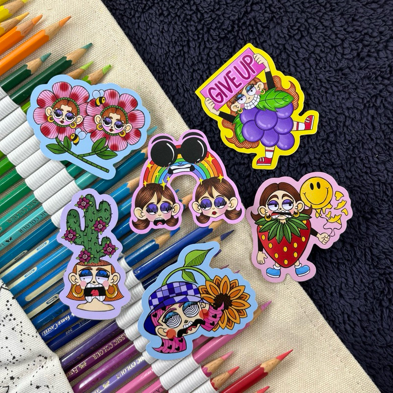 

Weird & Wonderful World of Uglie - Vinyl Die Cut Single Sticker Pt. 2