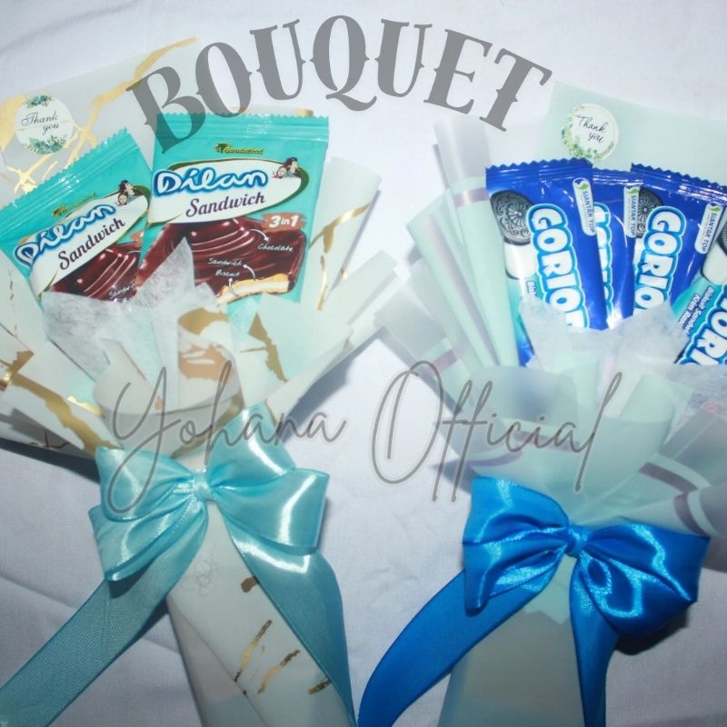 

BUKET SNACK MAKANAN/ MINI BOUQUET SNACK/ COKLAT DILAN/ GORIORIO