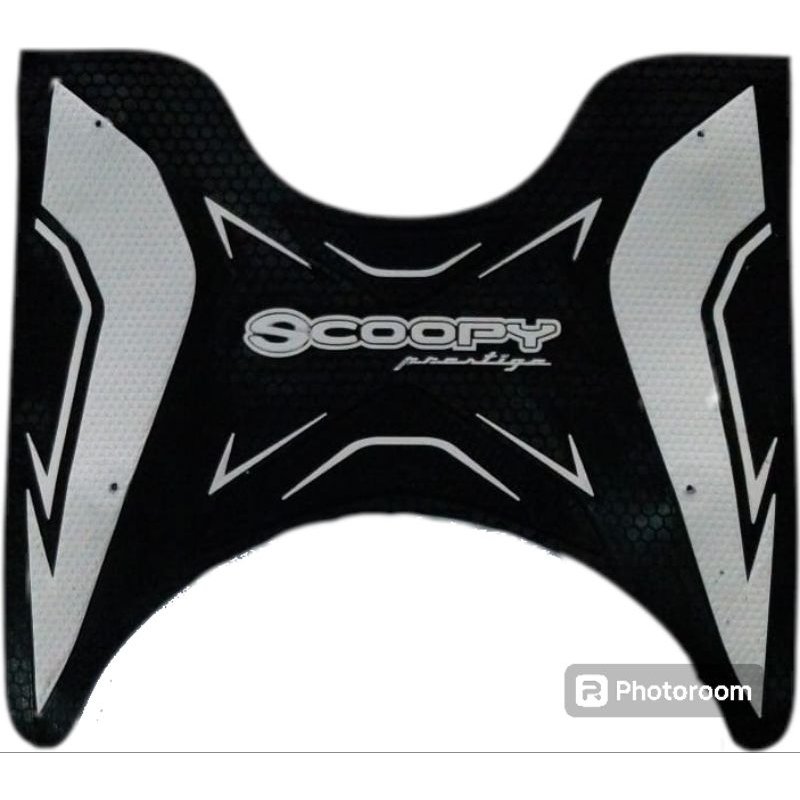 Karpet Motor Scoopy 2021-2024 / Pijakan Kaki Motor Honda New SCOOPY 2021-2024