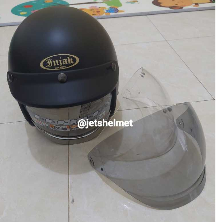 Kaca helm injak 06 retro / visor inner helm injak 06 / kaca injak retro