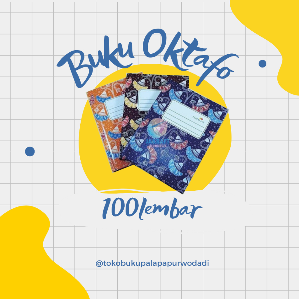 

Buku Batik / hardcover Oktafo Paperline A6 isi 100 lembar