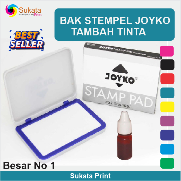 

Stamp Pad Ink Tinta Bak Stempel Refill Tinta Stempel Joyko Stamp Pad Ink SPI-21 , Stamp Pad STPD