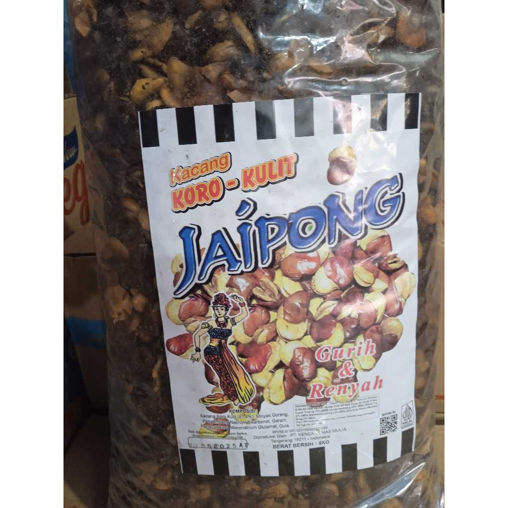 

Aneka Snack Jadul 500 gram Jaipong / Kacang Koro Kulit / Koro Kupas / Kacang Polong Hijau / Polong Tepung