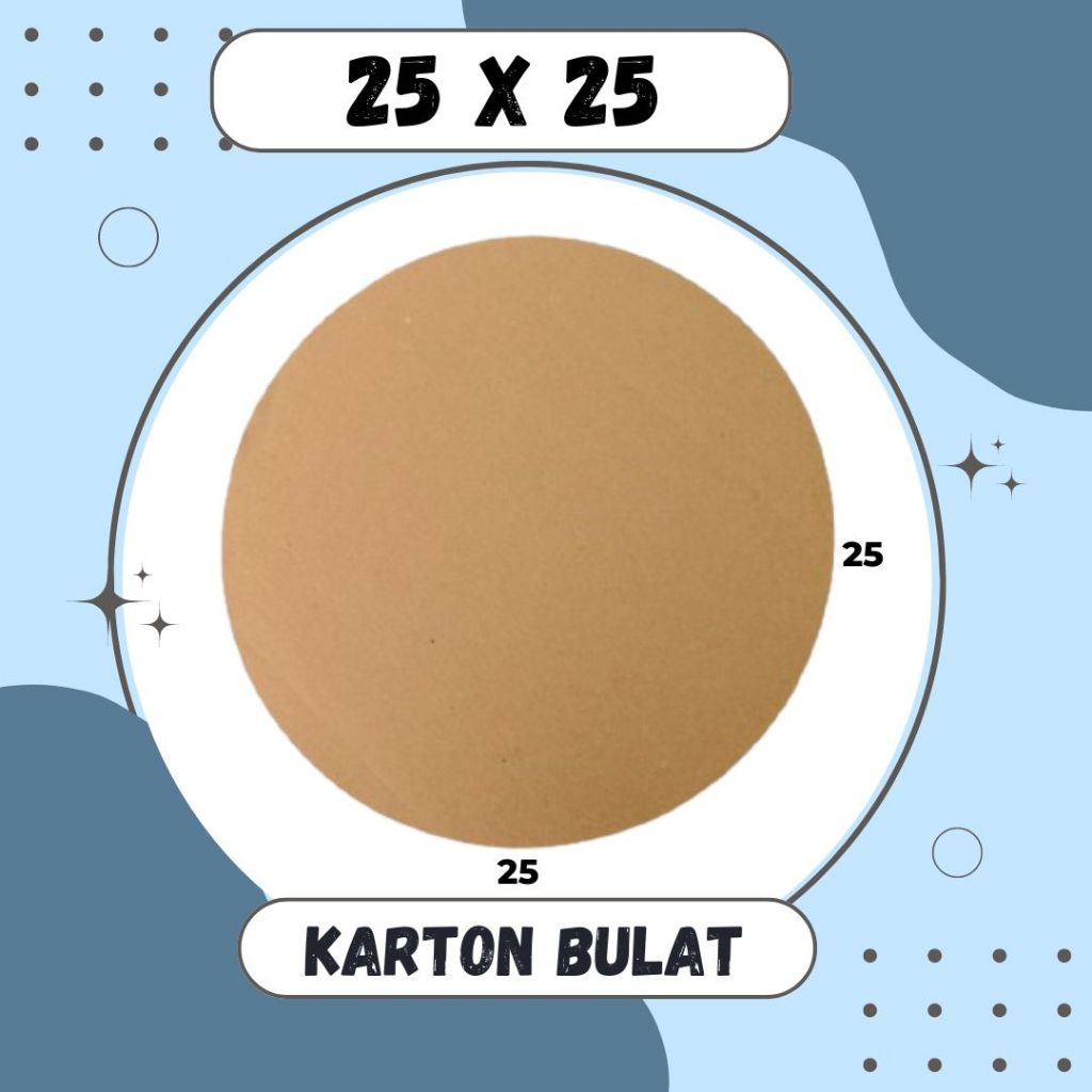 

Karton Bulat 25x25 Box Dus Packing Kotak Kemasan Karton Coklat Polos