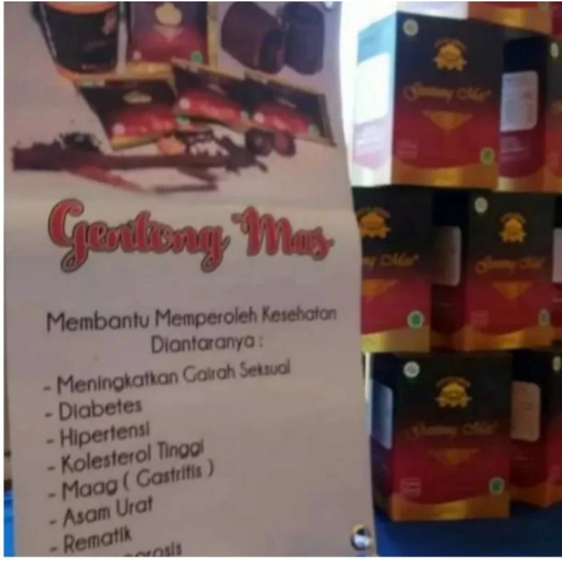 

minuman herbal instan gentong mas
