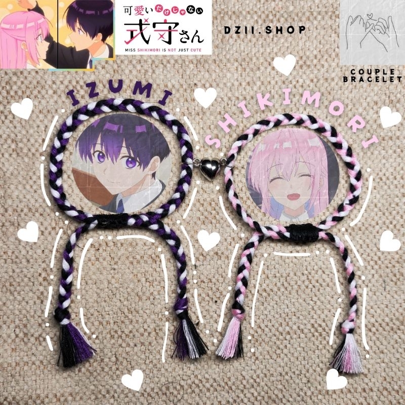 Gwlang couple anime benang bracelet Izumi & Shikimori