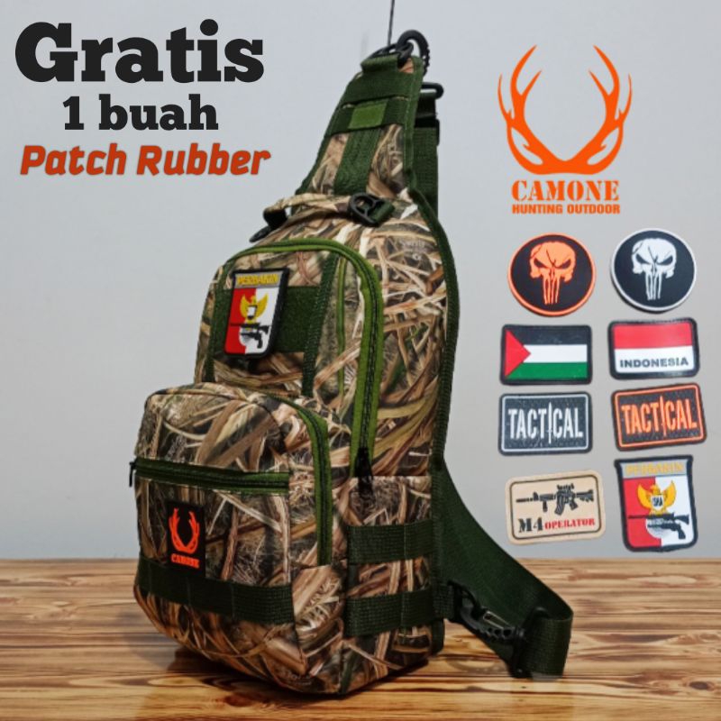 Tas Slimbag / Tas punggung / Tas Slempang/ Tas Camo