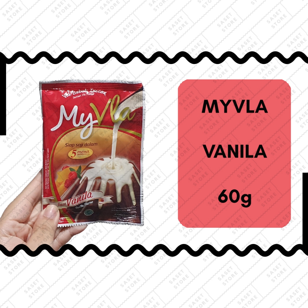 

My Vla Vanila 60g Sachet Puding Vla Bubuk Instant Vanilla