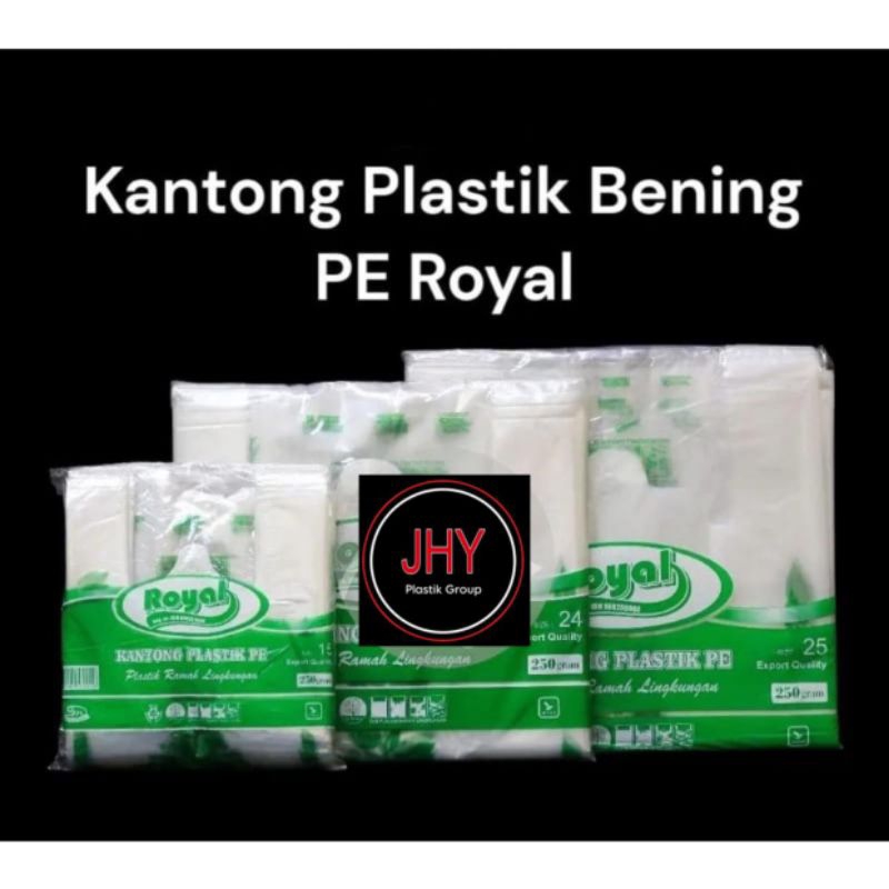 Kantong Kresek PE Bening/kantong plastik PE Transparan tebal
