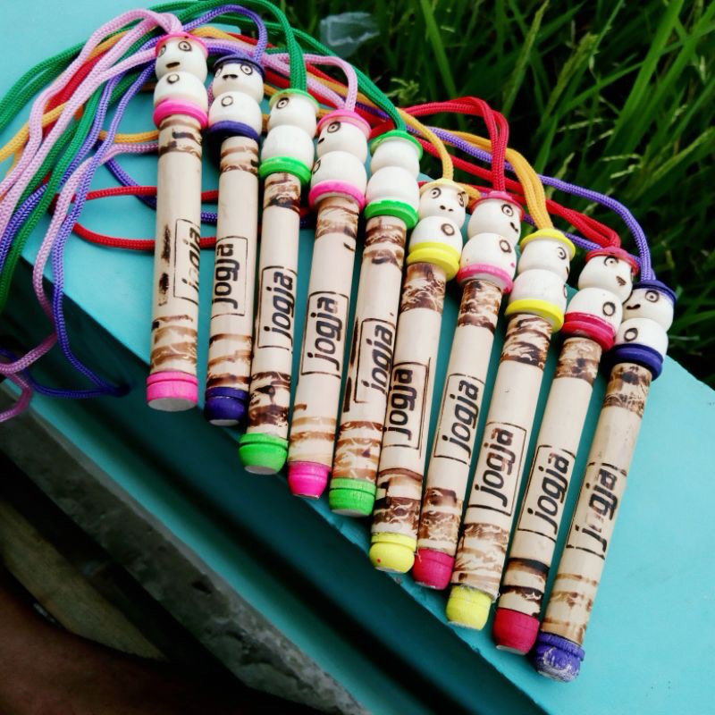 

Souvenir pulpen bambu jogja 1 kodi (isi 20 pcs) oleh-oleh unik khas malioboro yogyakarta