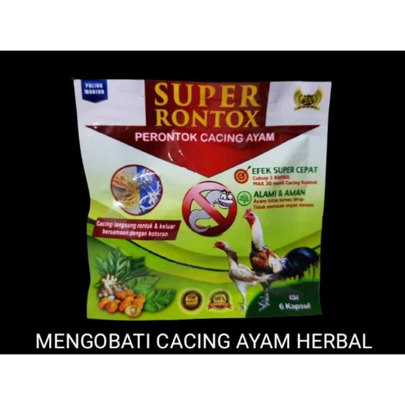 Super Rontok SN Obat Cacing Ayam Burung Unggas