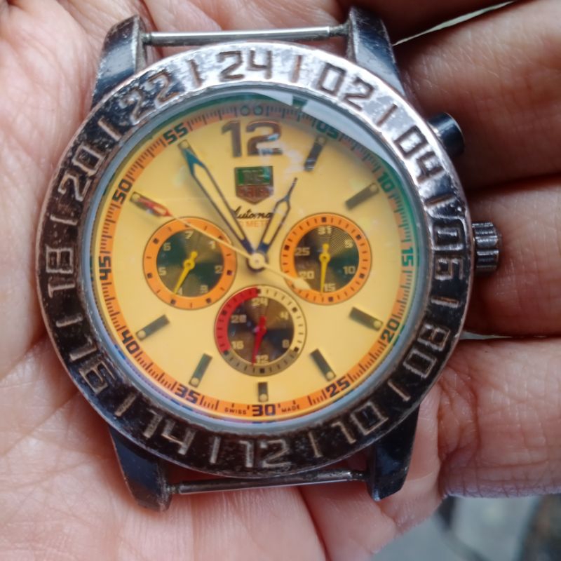 jam tagg TH Heuer t4g minus bahan rusak