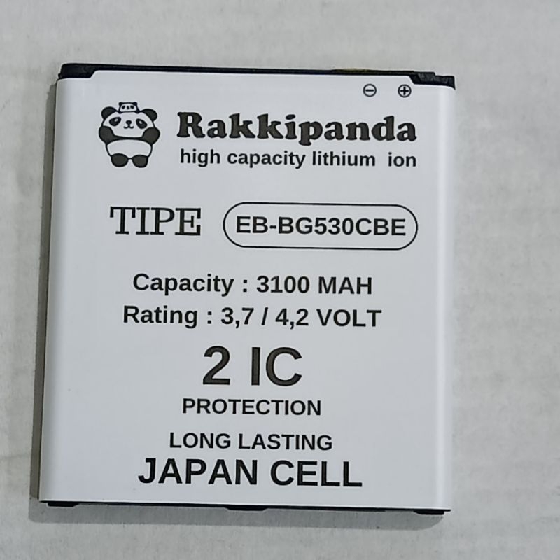 baterai double power baterai rakki panda eb-bg530cbe for samsung j2 prime j3 j5
