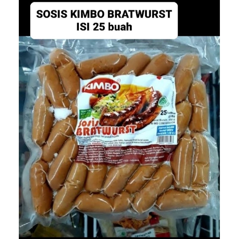 

SOSIS SAPI BRATWURST COCKTAIL KIMBO ISI 25