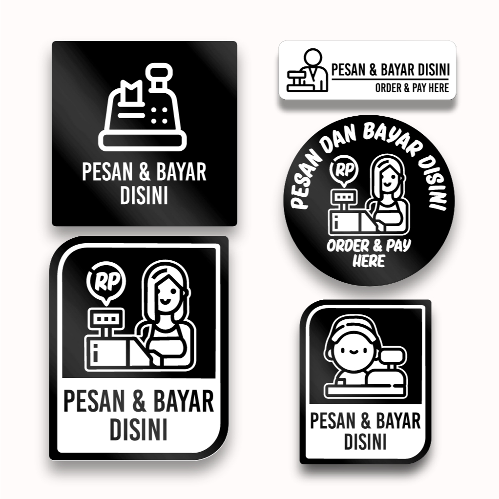 

KARIMAKE Sign Acrylic PESAN DAN BAYAR DISINI / ORDER AND PAY