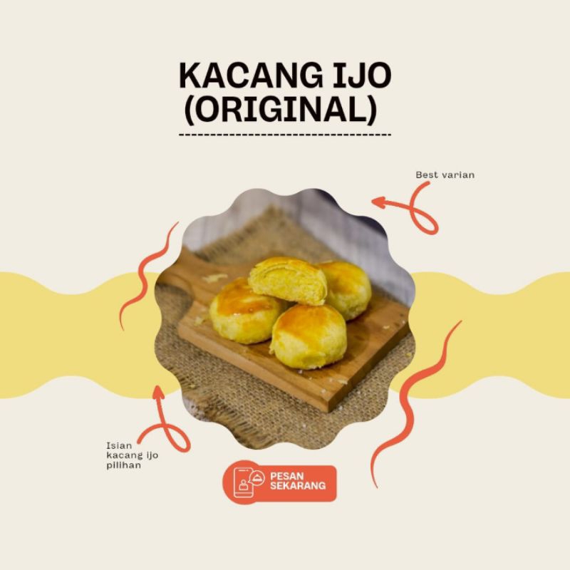 

Kue Pia Bolen Oetie Rasa Kacang Ijo - Bakpia Premium Classic Taste