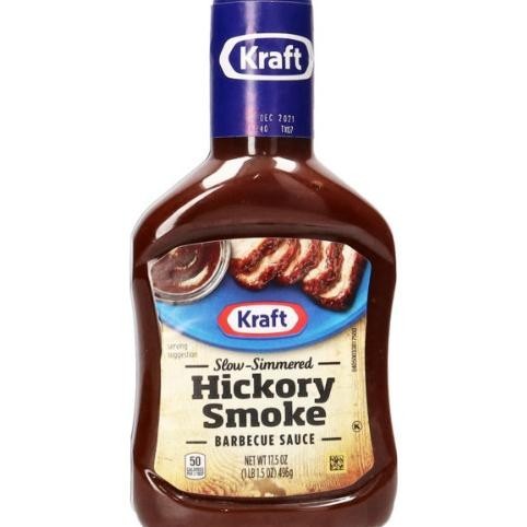 

kraft barbecue sauce hickory smoke 496ml