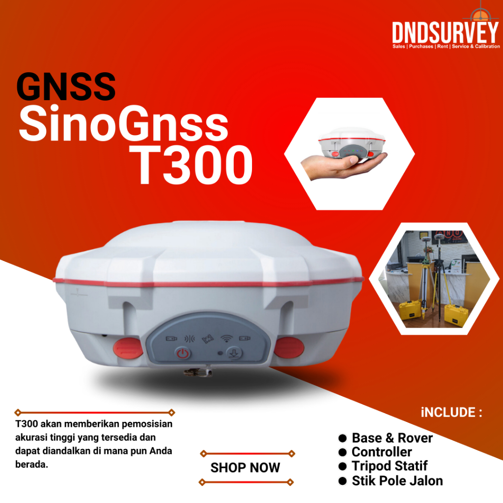 Gnss Gps Rtk Comnav T300 - Sino Gnss T300 Baru Bergaransi
