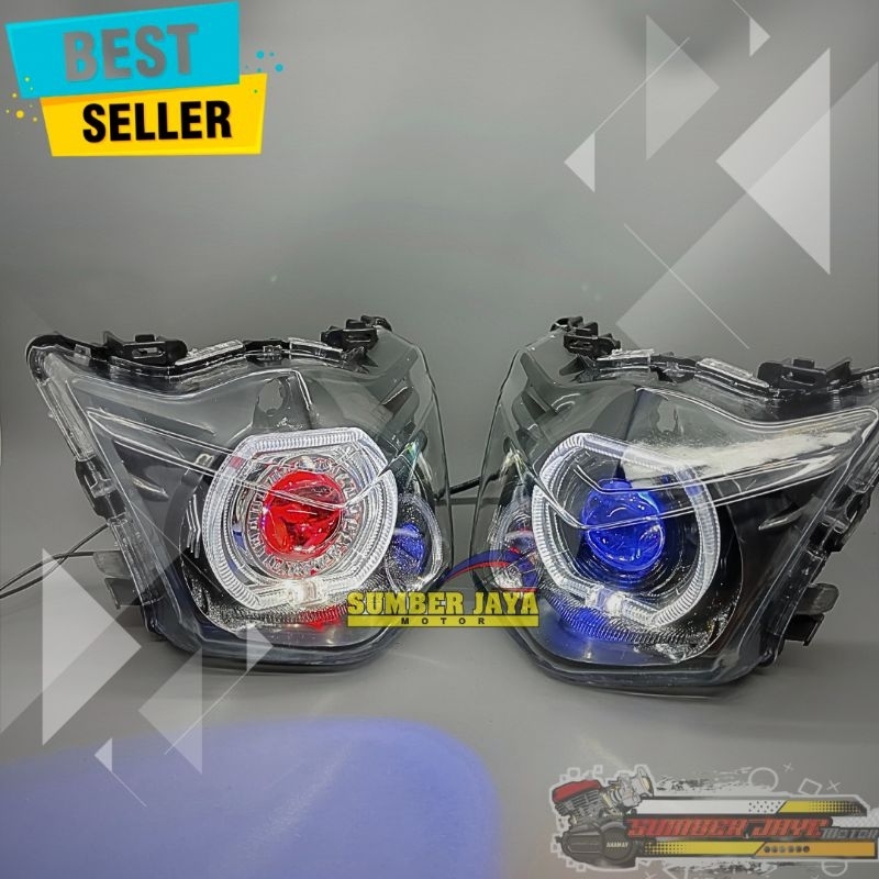 reflektor lampu depan beat karbu biled