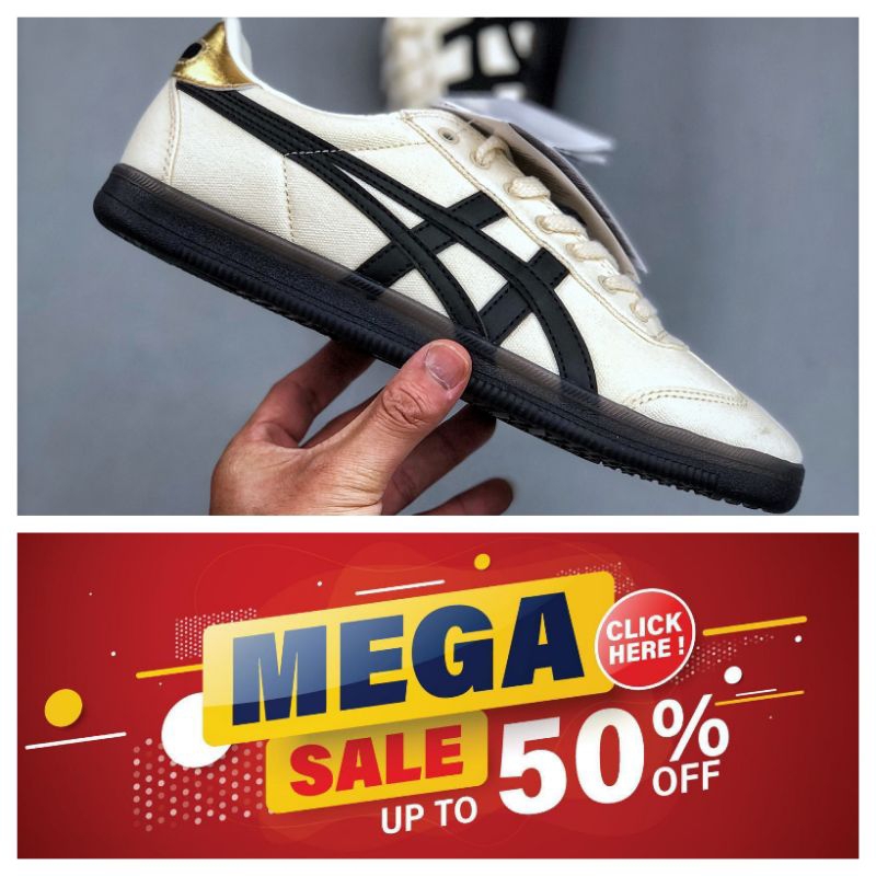 Onitsuka Tiger Original Tokuten White Black Gold UNISEX