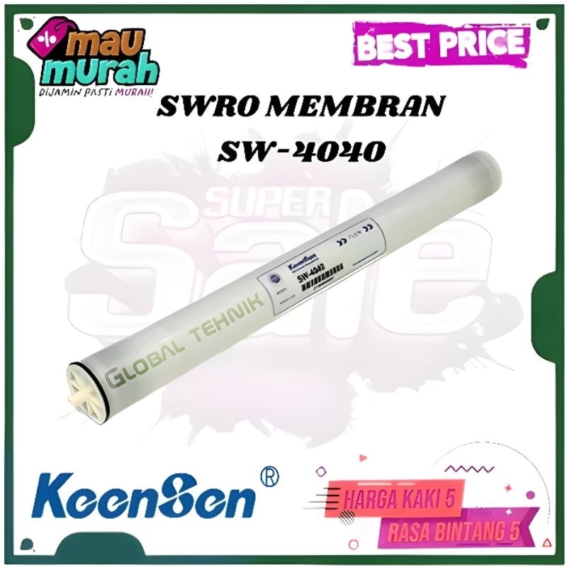 membran sw 4040 membran sw30-4040 Membran Swro 4040 Keensen 4 inch