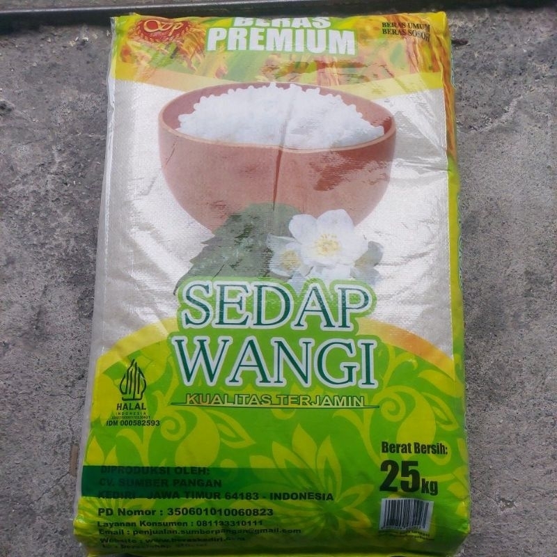 

Beras 25kg cap Sedap Wangi