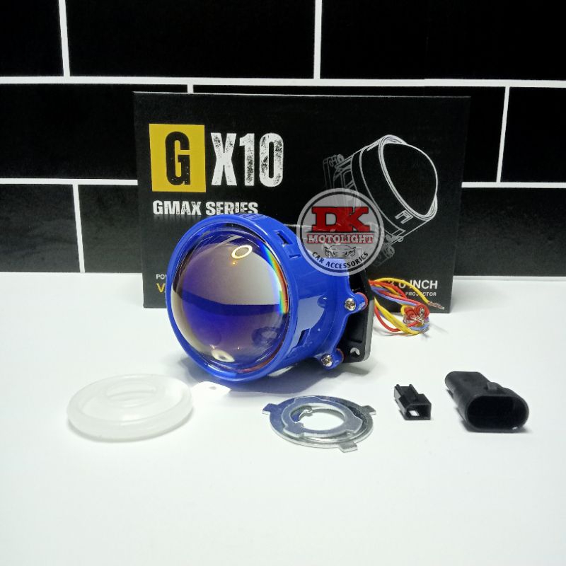 Lampu Projie BILED Vahid GX10 GMAX Series 3 Inch | Headlamp Projector Motor Mobil Super Terang